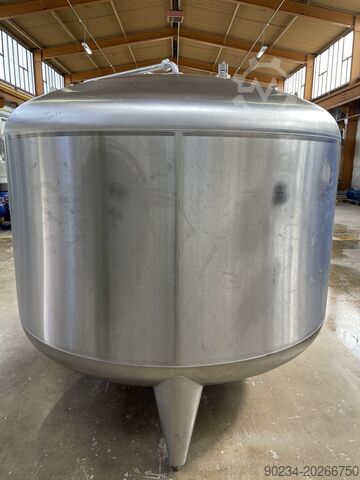 4.900 liter 304 roestvrijstalen opslagtank, 2.200 mm diameter x 1.000 mm rechte zijde Moeschle Behalterbau GmbH 4,900 Litre