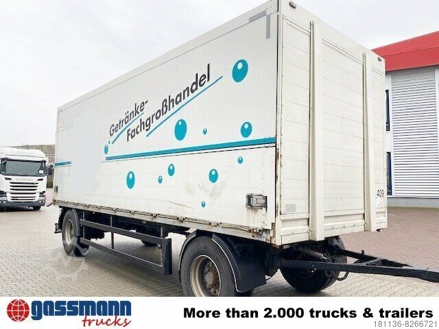 Remolque abierto con toldo Orten PRASQ 18 Getränkeanhänger, Stapleraufnahme, 14x