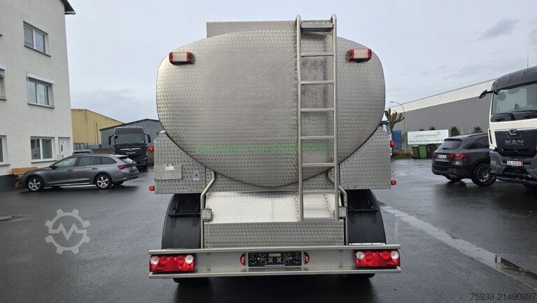 Tanktrailer  Edelstahltankanhänger - 17.000 Liter - ISOLIERT