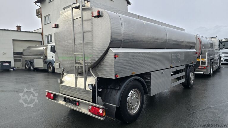 Tanktrailer  Edelstahltankanhänger - 17.000 Liter - ISOLIERT