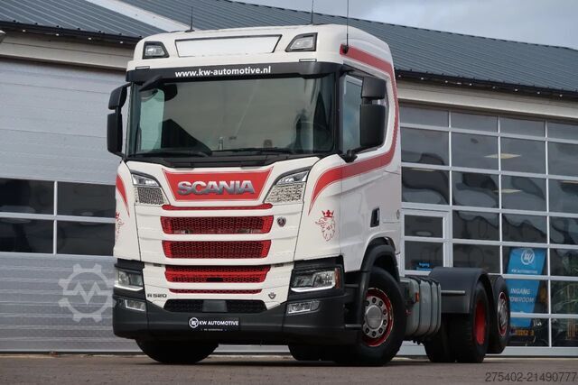Podwozie z kabiną Scania R520 V8 NGS 6X2/ FULL AIR/ CHASSIS / PTO-EG661F