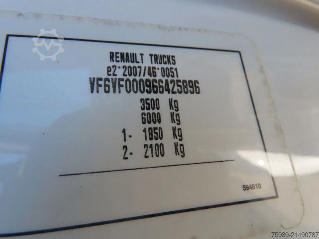 Hebebühne Renault Master 10,5 m,   3 seats, 3500 kg, euro6