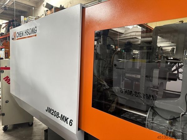 Sprøjtestøbemaskine Chen Hsong JetMaster 208-MK6 mit dem Roboter Samfac