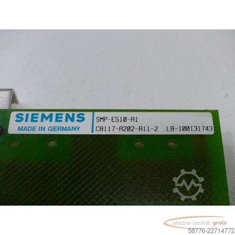 Komponente Siemens C8117-A202-A11-2 Sicomp SMP-E510-A1 Schalterbaugruppe  !