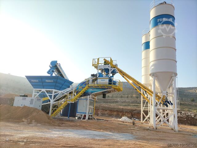 Mobiele betoncentrale PROMAX Mobile Concrete Batching Plant Mobile Concrete Batching Plant M100-TWN