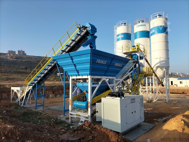 Mobiele betoncentrale PROMAX Mobile Concrete Batching Plant Mobile Concrete Batching Plant M100-TWN