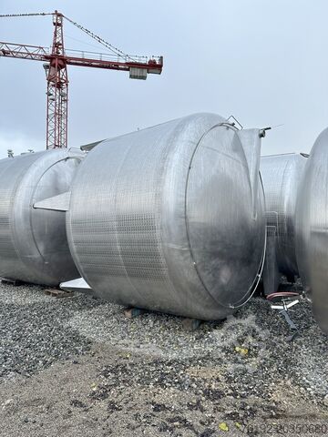 Opslagtank van 24.000 liter van V2A (ontworpen voor lage plafondhoogtes) Rieger 9636