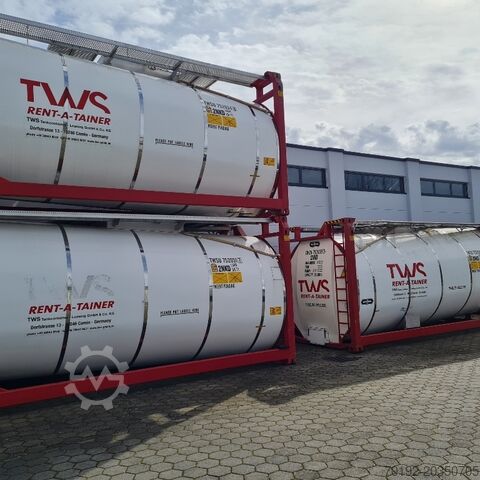 25.000 liter ISO-tankcontainer / verwarmbare/koelbare drukvat van V4A Van Hool 9496