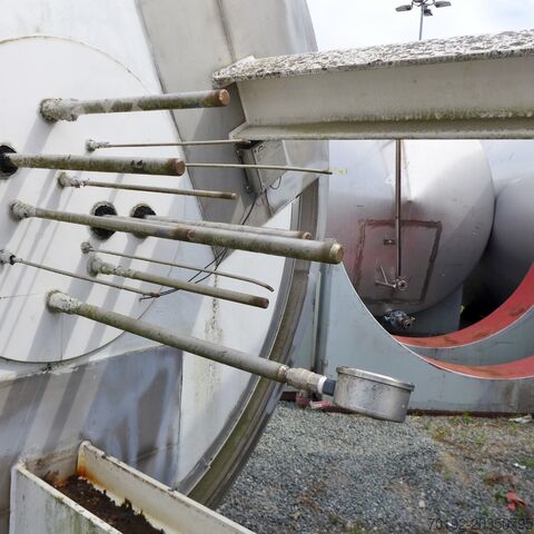 Ongebruikte, 10.000 liter tempereerbare drukvat van V2A voor cryogene vloeistoffen.  9162