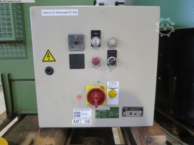 Vibrerande efterbehandlingssystem WALTHER TROWAL G 500 B