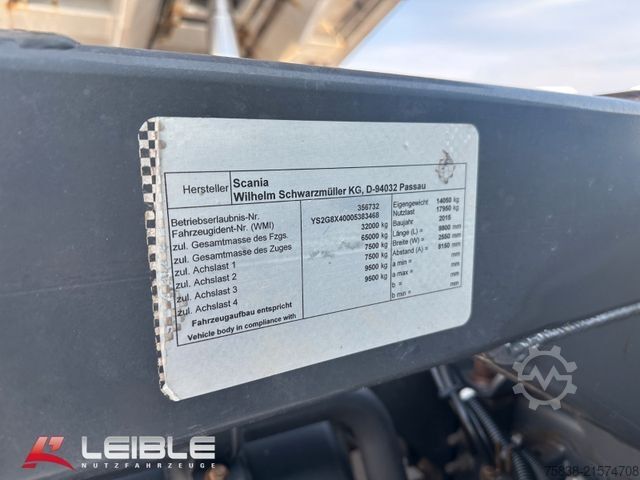 Camion basculante trilateral SCANIA G 450CB8x4MHZ*Bordmatik*Blattfeder*Retarder*