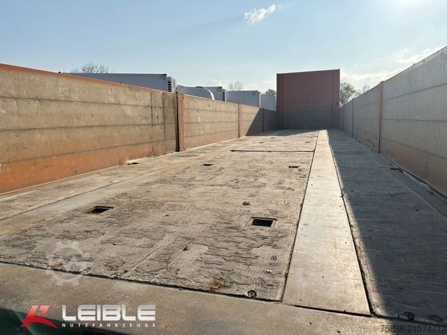 Semirreboque com plataforma de trabalho KÖGEL SN 24*Bordwand Baustoff *Rungentaschen*SAF Achse