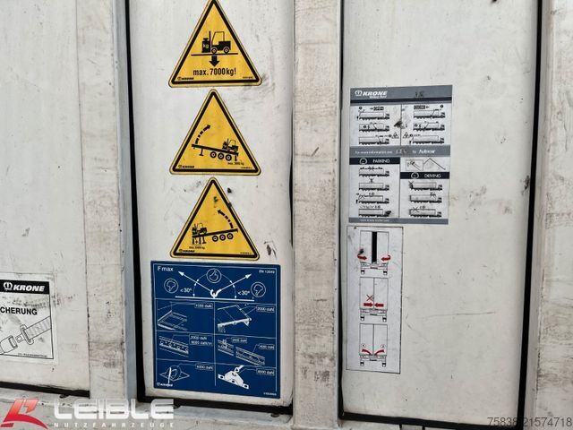 Semi-reboque aberto com lona KRONE SD*Tautliner*Code XL+Getränke*Liftachse*SAF*