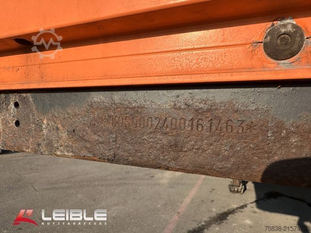 Semirreboque aberto KÖGEL SN 24*Bordwand Baustoff *Rungentaschen*SAF Achse
