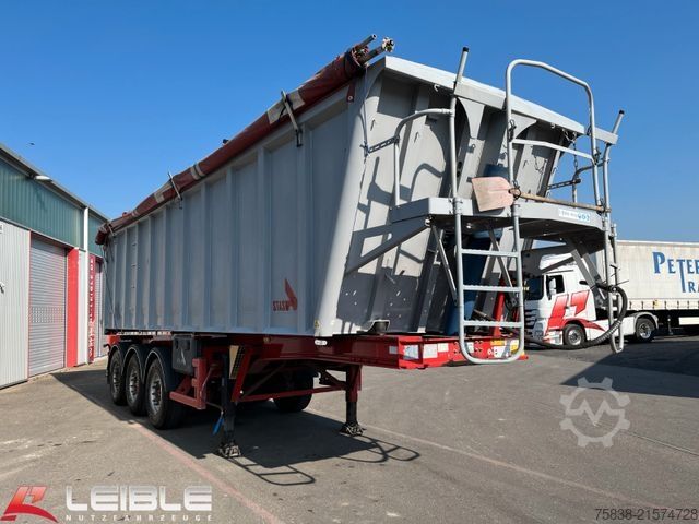 Semi-reboque basculante STAS S300CX*ALU-Mulde*40m³*Liftachse*Pendelklappe*