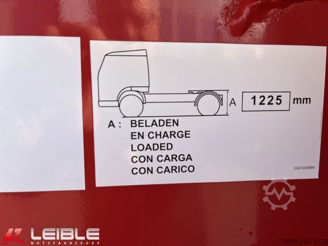 Semi-reboque basculante STAS S300CX*ALU-Mulde*40m³*Liftachse*Pendelklappe*