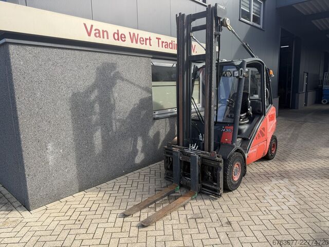 Linde H35D duplo450, przesuw boczny, przestawiacz wideł, 8000 godzin, 2008, DIESEL LINDE H35D duplo450 sideshift vorkversteller 8000uur 2008 DIESEL