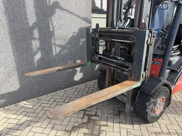 Linde H35D duplo450, przesuw boczny, przestawiacz wideł, 8000 godzin, 2008, DIESEL LINDE H35D duplo450 sideshift vorkversteller 8000uur 2008 DIESEL