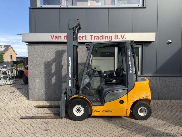 Jungheinrich DFG425S, maszt duplex 4350 mm, wolny skok (freelift), przesuw boczny (sideshift), pozyc JUNGHEINRICH DFG425S duplo435 freelift sideshift vorkversteller 6400uur 2012