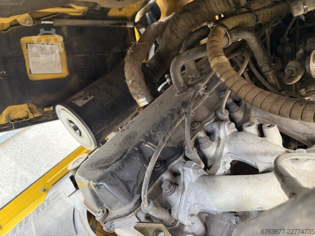 KOMATSU FG40T-7 triplex 450 free lift, déplacement latéral, GPL, 4800 heures, 2007 KOMATSU FG40T-7 triplo450 freelift sideshift LPG 4800uur 2007