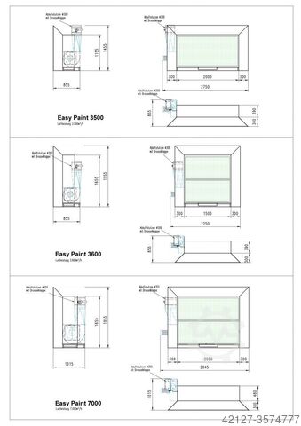 Achterwand IPE Easy Paint 7000 -sofort verfügbar -