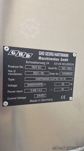 Hartmann clipper GHD Hartmann Hartmann - clip EC 101 IS