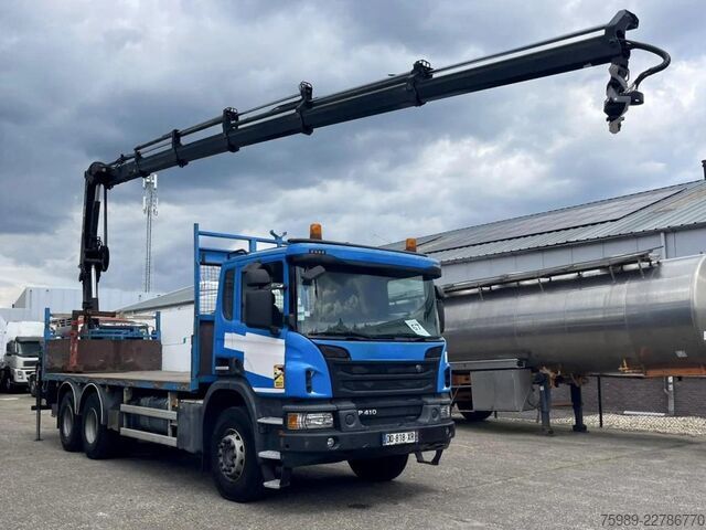 Crane Scania P410  6x4 HIAB  X-HIDOU 188 E-5, RETARDER, WHEE...