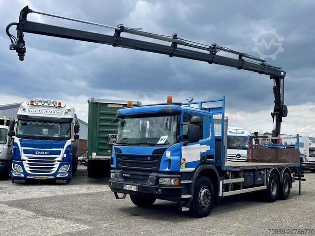 Crane Scania P410  6x4 HIAB  X-HIDOU 188 E-5, RETARDER, WHEE...