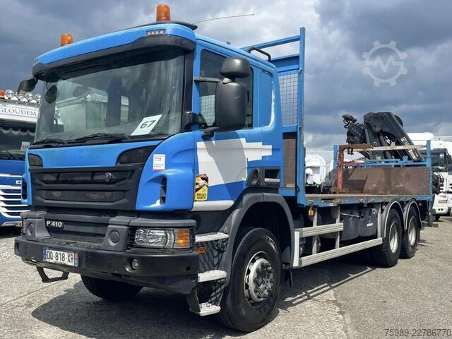 Crane Scania P410  6x4 HIAB  X-HIDOU 188 E-5, RETARDER, WHEE...