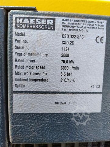 Sprężarka śrubowa Kaeser CSD122 SFC