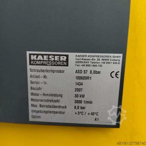 Skruvkompressor Kaeser ASD57
