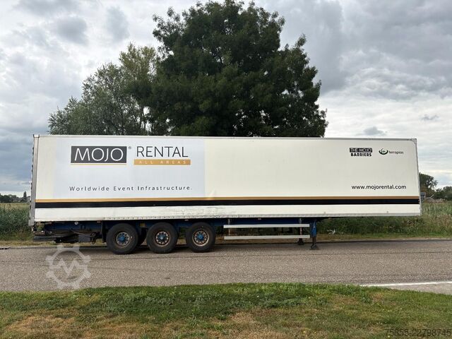Box body Groenewegen DRO-14-27 Closed Box / BPW Axles / NL Trailer