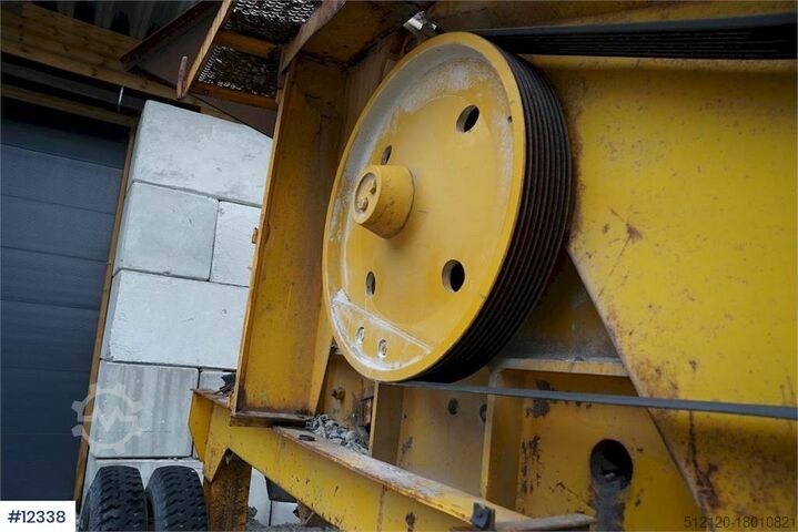 Puinbreker Svedala P 7550-125 jaw crusher w / electric motor and new