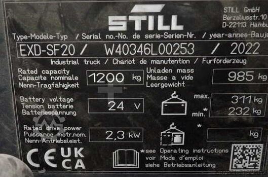 Pallet Stackers Still EXDSF20
