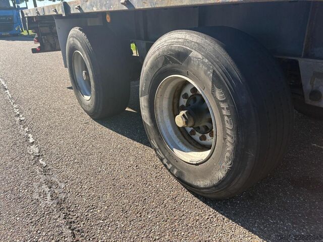 Platte bak Groenewegen DRO-12-20 2-Axle Platform / BPW Axlel / Drumbra...