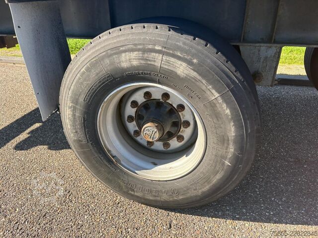 Platte bak Groenewegen DRO-12-20 2-Axle Platform / BPW Axlel / Drumbra...
