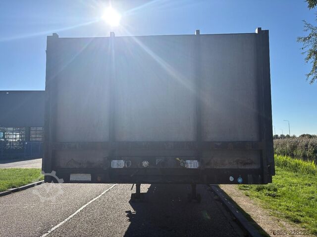 Platte bak Groenewegen DRO-12-20 2-Axle Platform / BPW Axlel / Drumbra...
