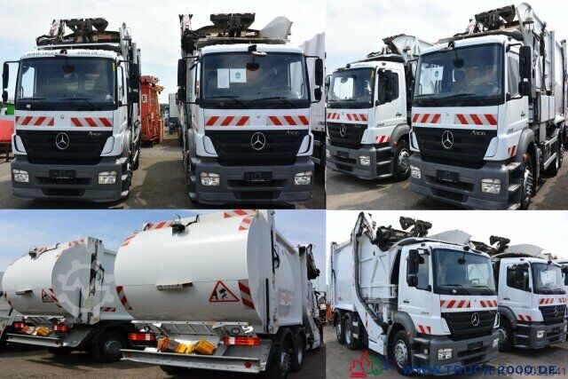 Vuilniswagen Mercedes-Benz Axor 2529 Faun Easypress Frontlader 25 m³ 1.Hd