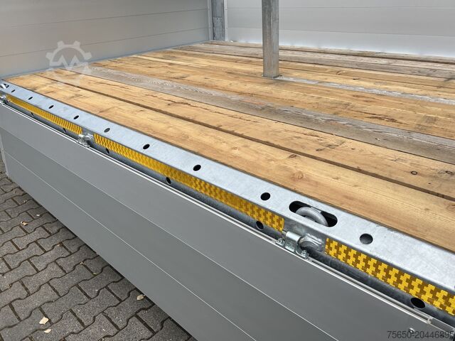 Open aanhangwagen Möslein THT 14,4 G 7,2  14,4 t Tandem- Pritschenanhänger- Tieflader