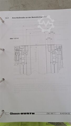 Barbermaskine med gear GLEASON-HURTH ZSE 160 T