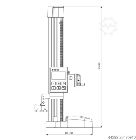 Υψόμετρο Trimos V1-600