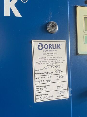 Sprężarka śrubowa ORLIK ORL 15DX2