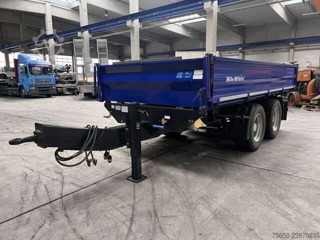 Three-way tipper trailer Müller-Mitteltal KA-TA-RT 18,0  18 t Tandemkipper- Tieflader