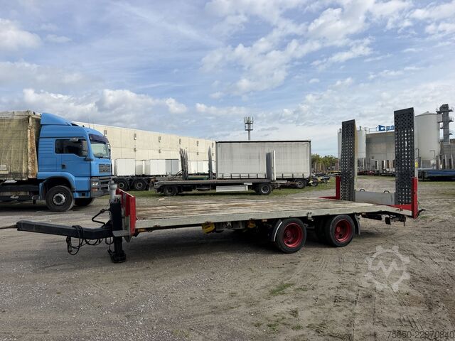 Low loader trailer  TTH 14  14 t Tandemtieflader