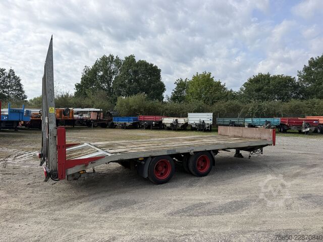 Low loader trailer  TTH 14  14 t Tandemtieflader