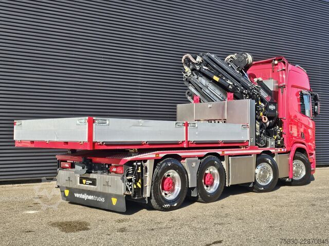 Standard-SZM Scania R650 V8 8x4 / HMF 9520 + JIB + WINCH / 140.000 ...