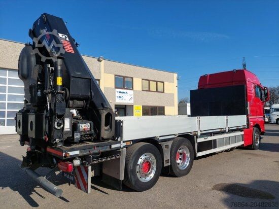 Vrachtauto met open laadbak MAN TGX 26.510 BL PRITSCHE, INTARDER,   HIAB X-HIPRO 558EP-5,  ALU-FELGEN, LENKACHSE,