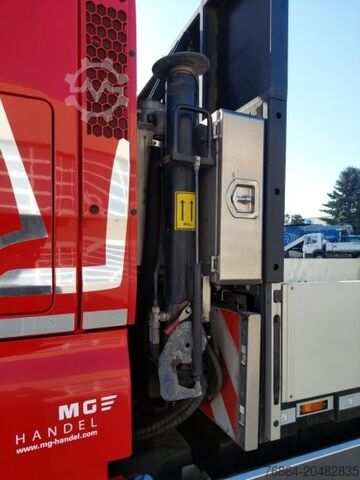 Φορτηγό με επίπεδη καρότσα MAN TGX 26.510 BL PRITSCHE, INTARDER, HIAB X-HIPRO 558EP-5, ALU-FELGEN, LENKACHSE,