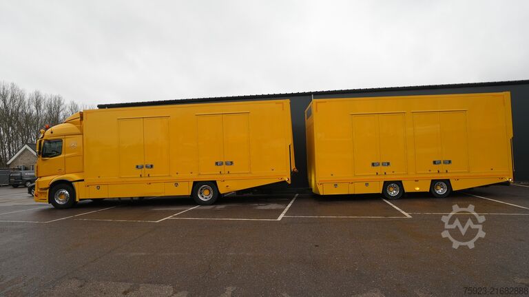 Furgão transportador de automóveis Mercedes-Benz ACTROS 1942 CAR TRANSPORTER COMBI WITH TIJHOF T...