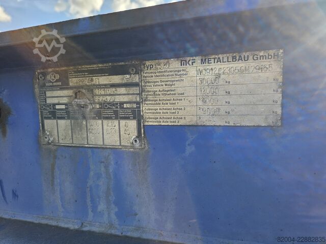 Containervervoer MKF METALLBAU CS 20 / STEEL SUSPENSION/ ROR DRUM.